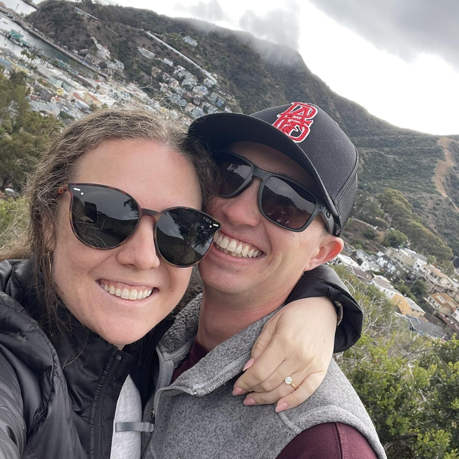 A trip to Catalina Island to celebrate being engaged