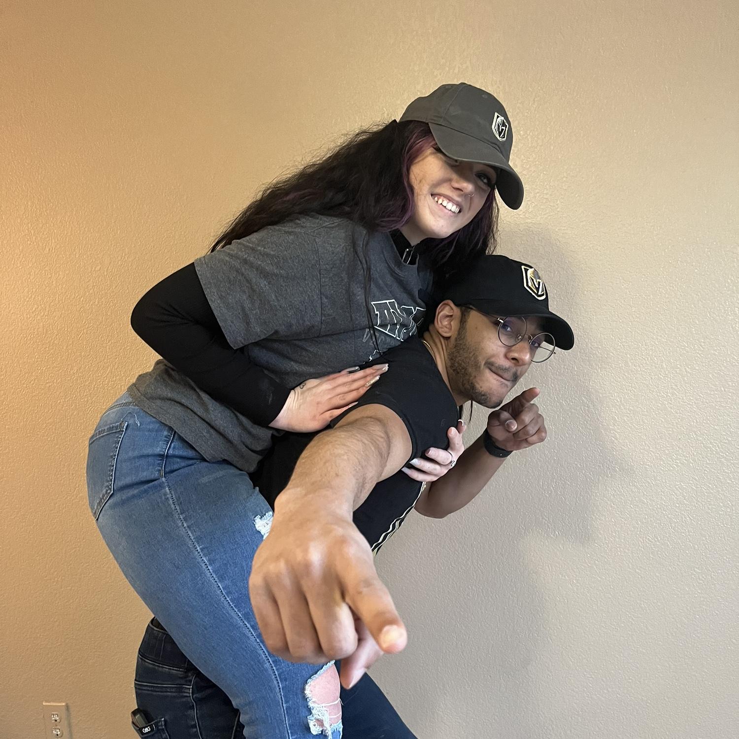 Our first golden knights game together!