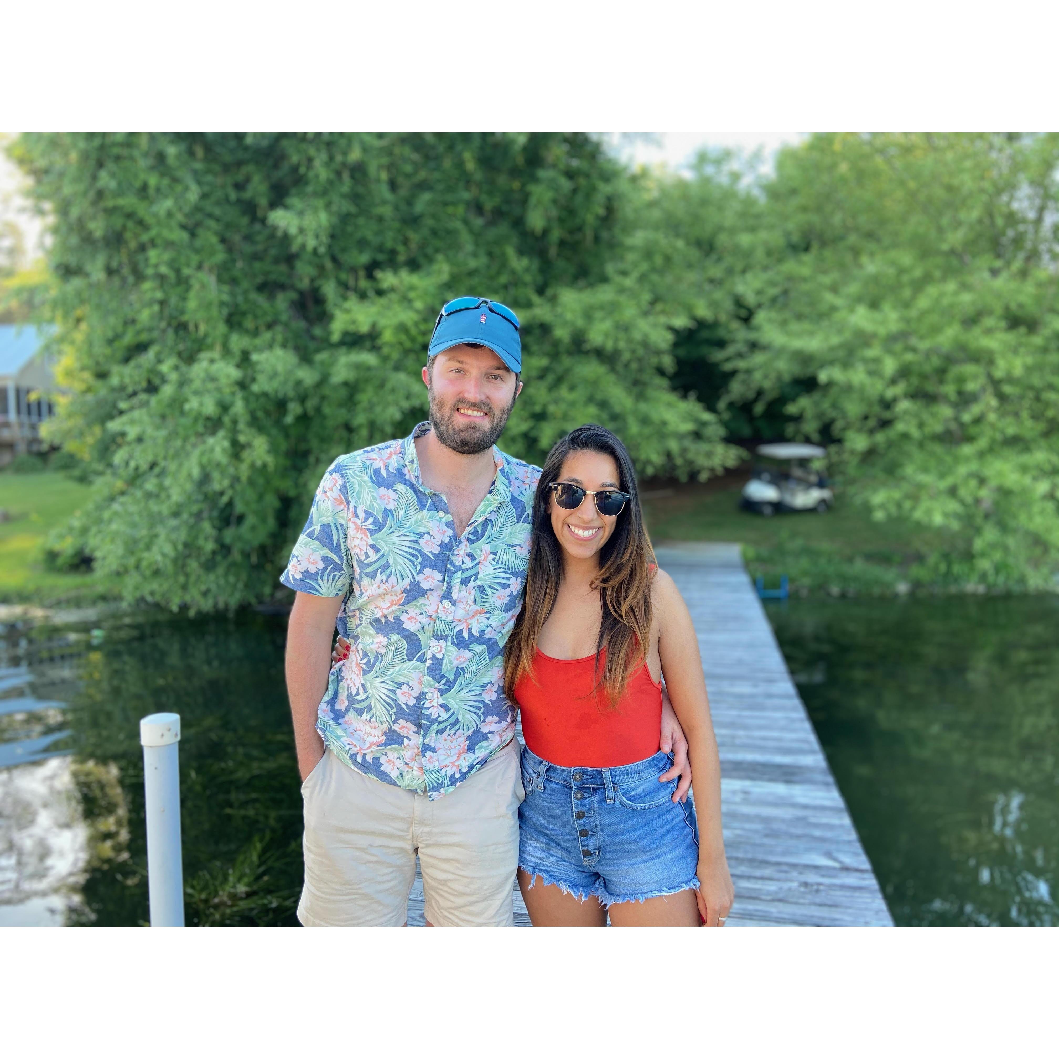 First time Laura attended a big family weekend gathering at the lake!