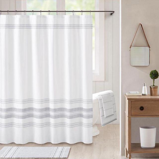 Bee & Willow™ Home Midsomer Striped Shower Curtain in...