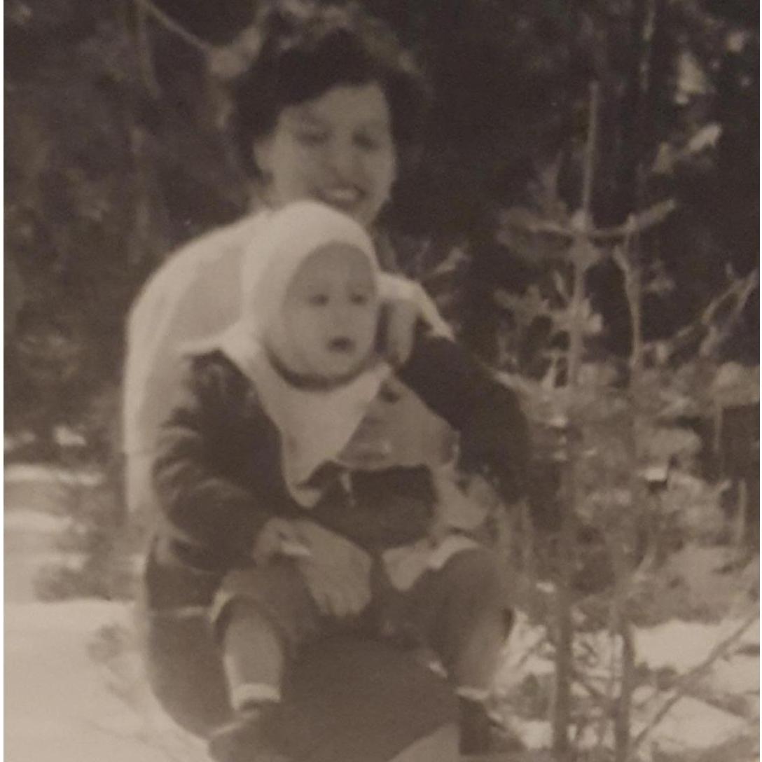 Baby Jeff with his mom Blanca