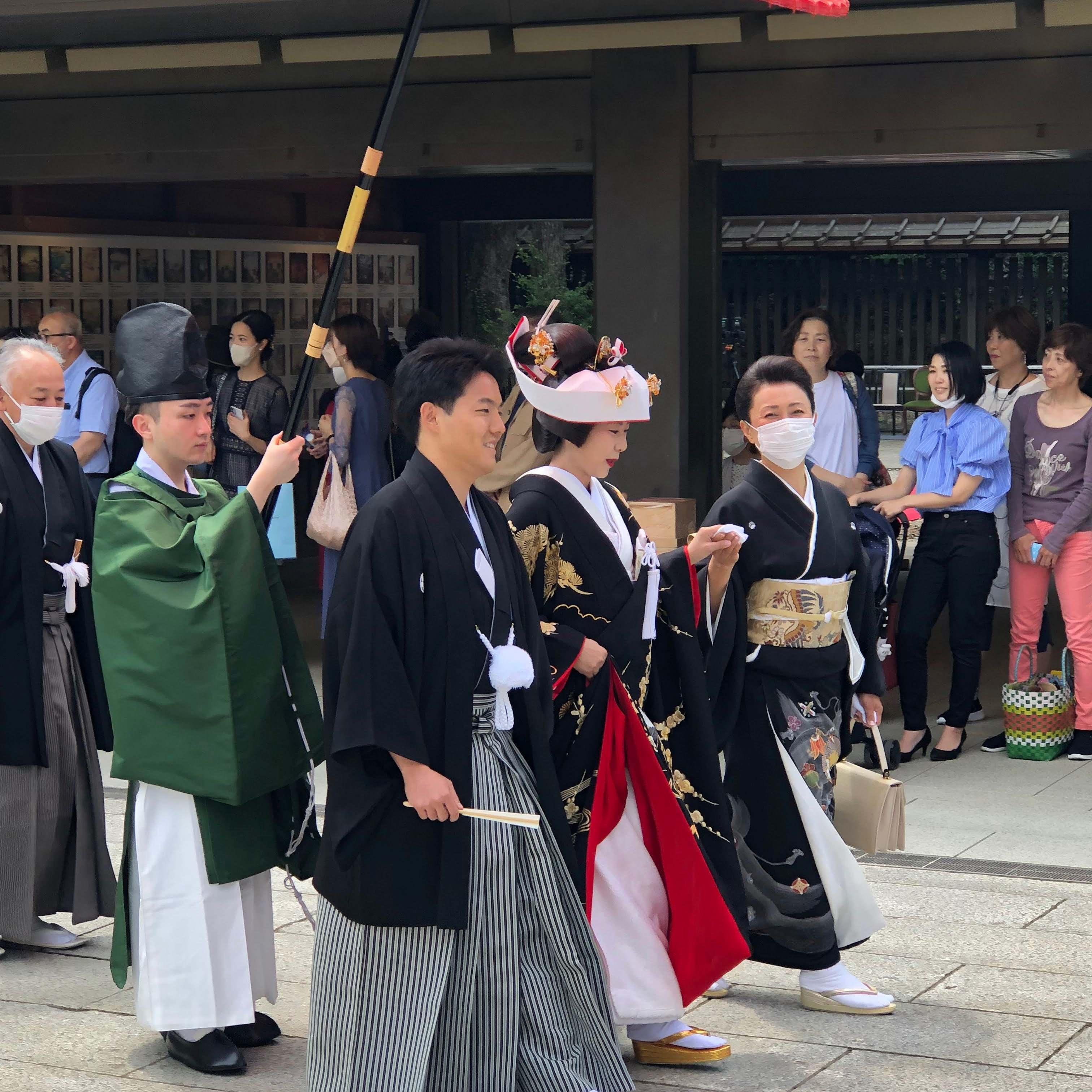 Walking across the Meiji Shrine was a little nerve-racking!