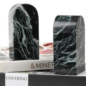 Marble Bookends (Color: Verde Remeggiato)