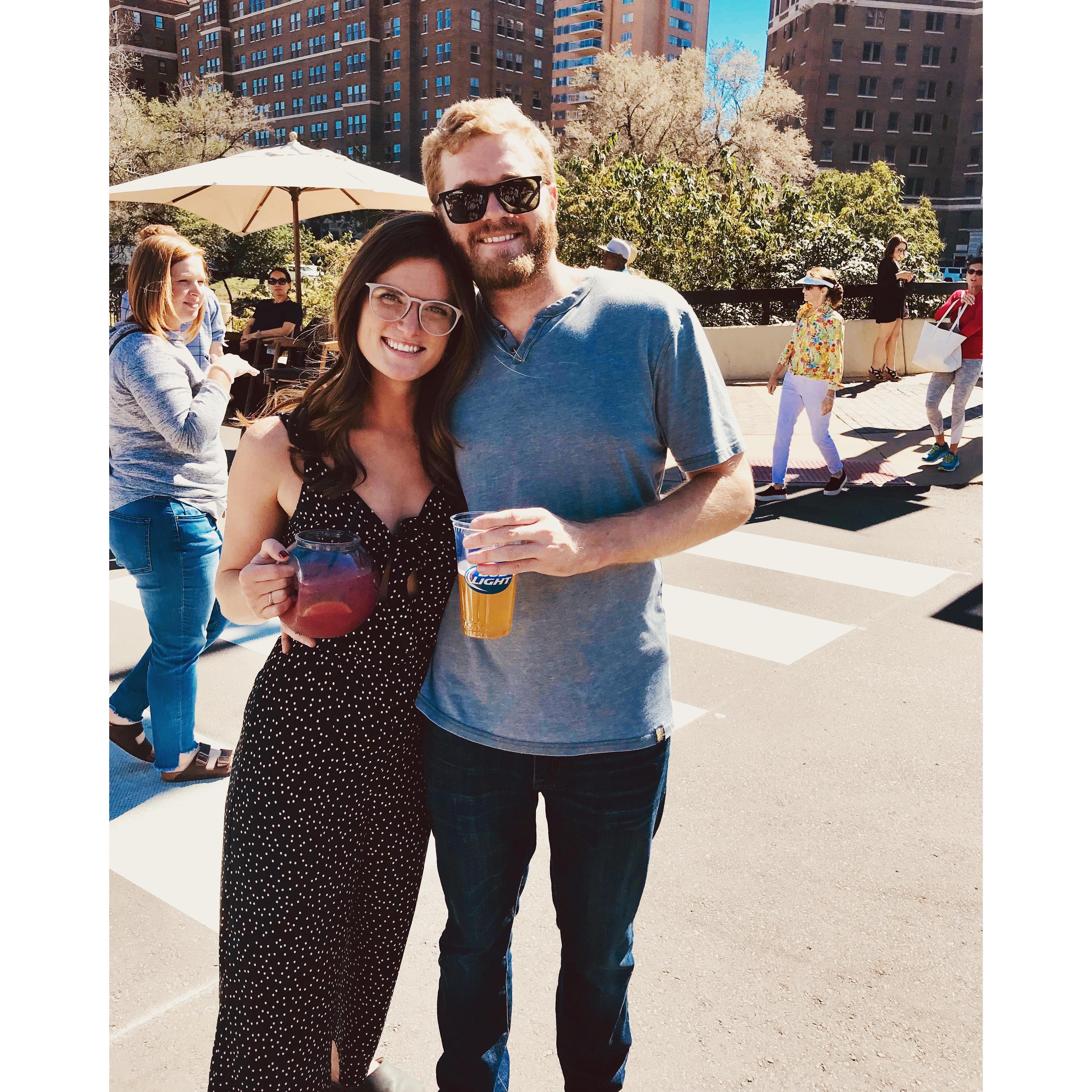 2018: First family trip with Hayden’s family to the KC Art Show