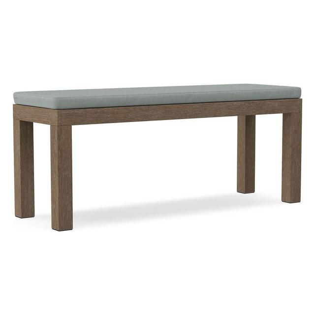 Portside 47" Dining Bench Outdoor Cushions, Sunbrella® Cast, Mist