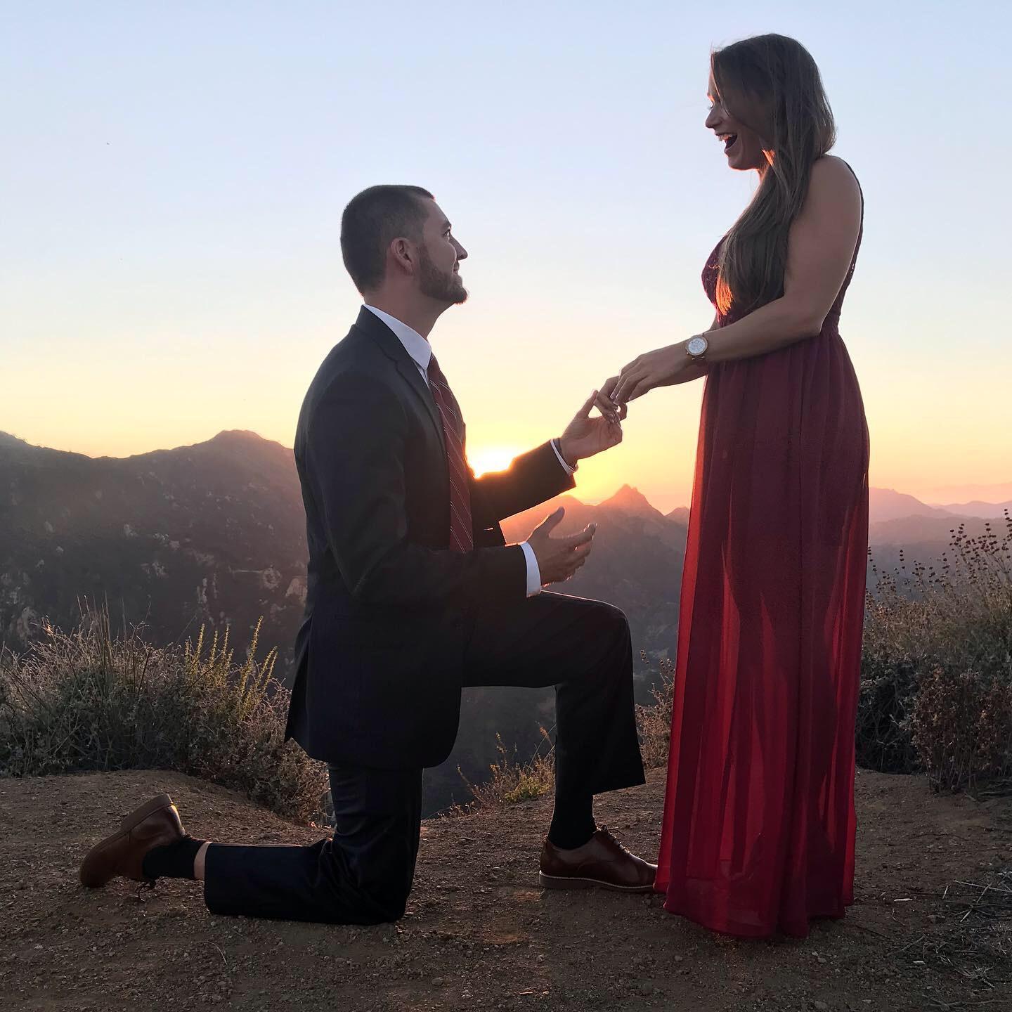 Where he told me he had to take me "on top of the world" to show me how he feels...and I said Yes