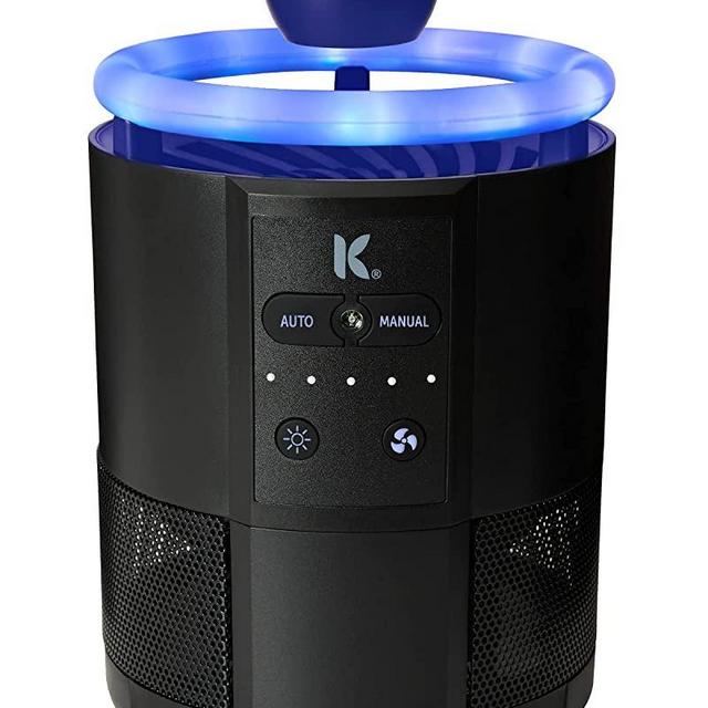 Katchy Indoor Fruit Fly Trap & Mosquito Killer, Bug Catcher with UV Light Fan & Sticky Traps for Bugs