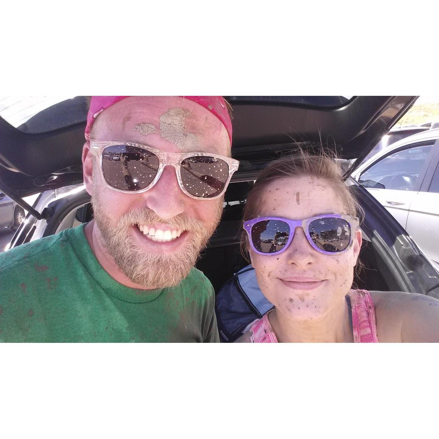 Dirty Dash in Denver. Was supposed to be a mud run, but it turned into a mud walk.