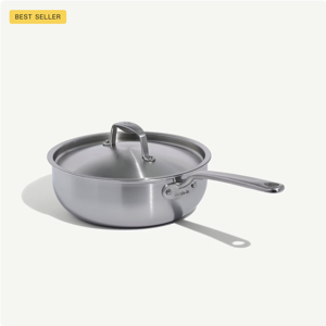 Stainless Clad Saucier | 3 QT | Made In