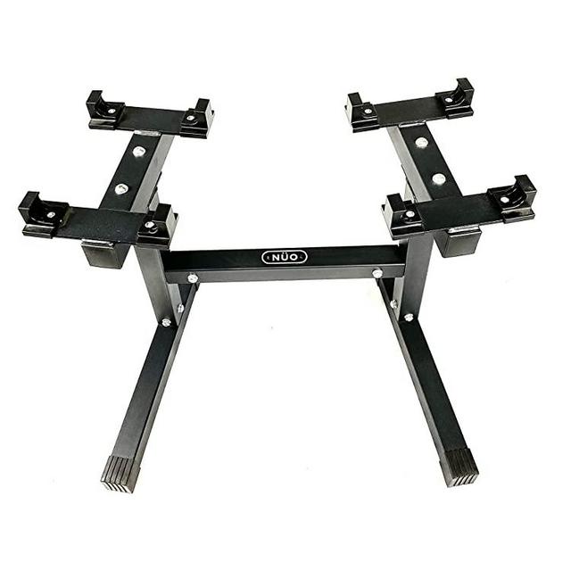 BOLT FITNESS SUPPLY X NUOBELL Double Stand Column Rack for Adjustable Dumbbell.