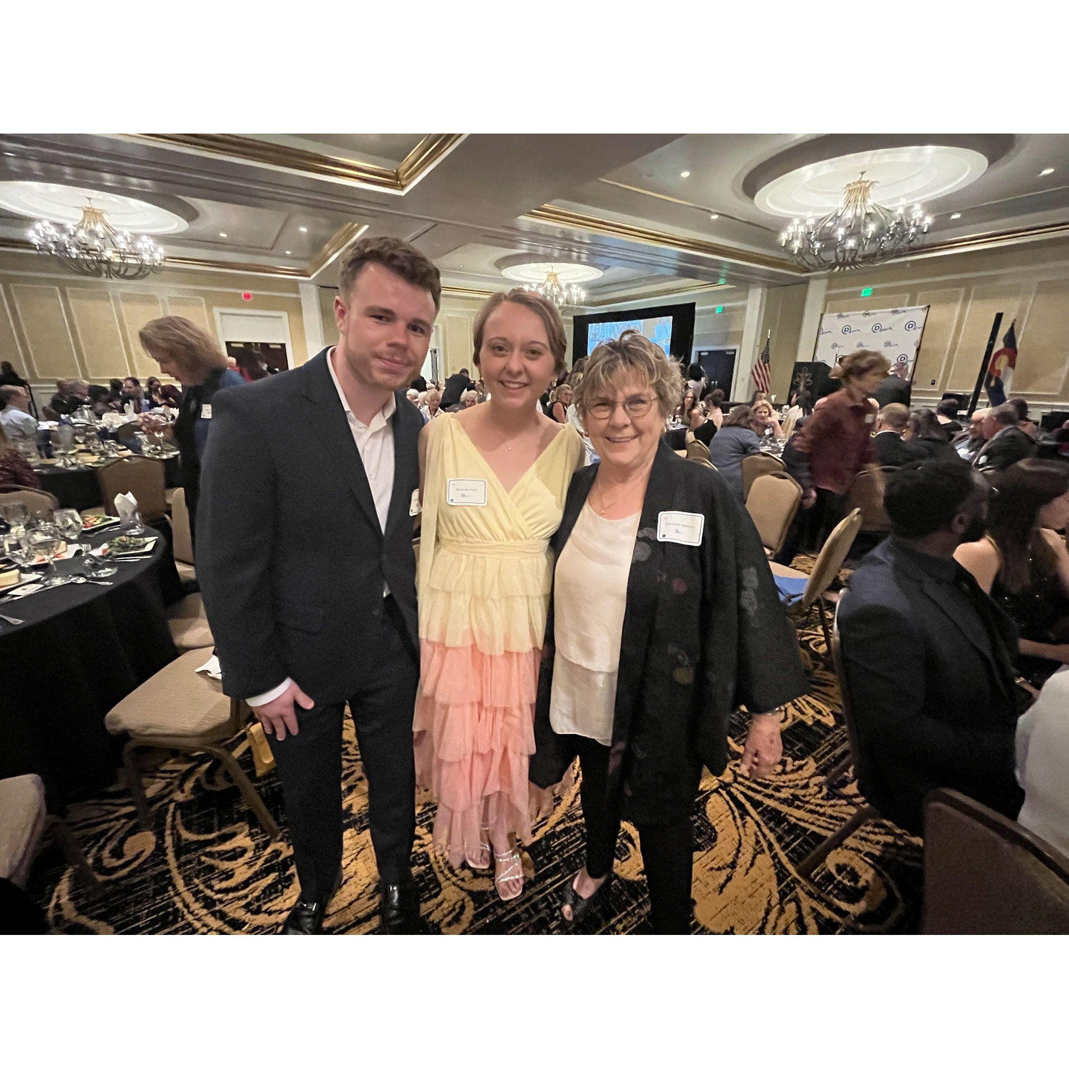Attending the El Paso County Democratic Gala with Jane—such a memorable night of great conversation and even better company! 🥂✨