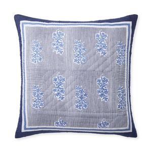 Serena and Lily Amalfi Quilted Shams - Euro Blue