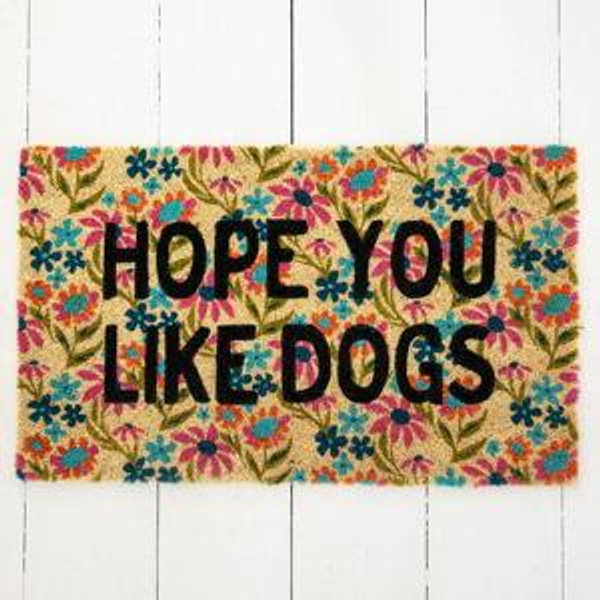 Bungalow Doormat - Like Dogs Cream