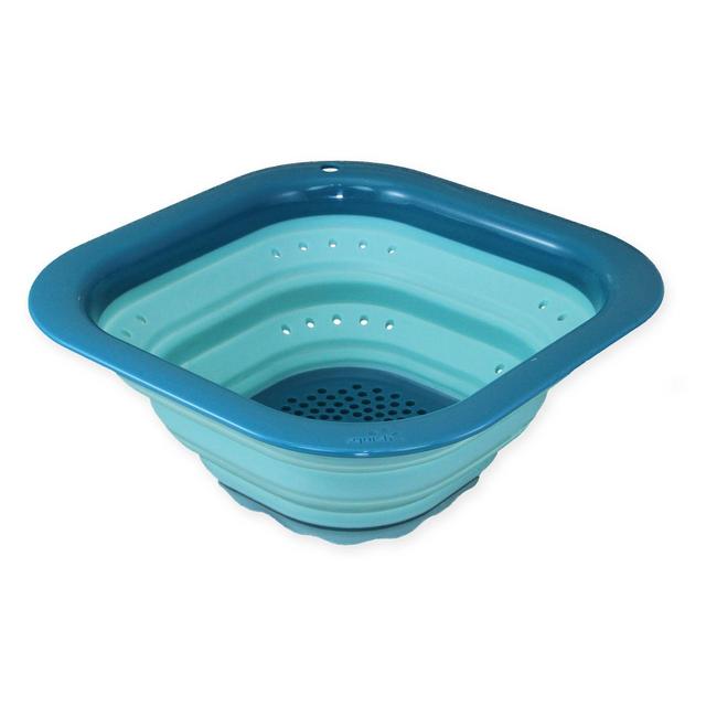 Squish® 3 qt. Collapsible Colander in Teal