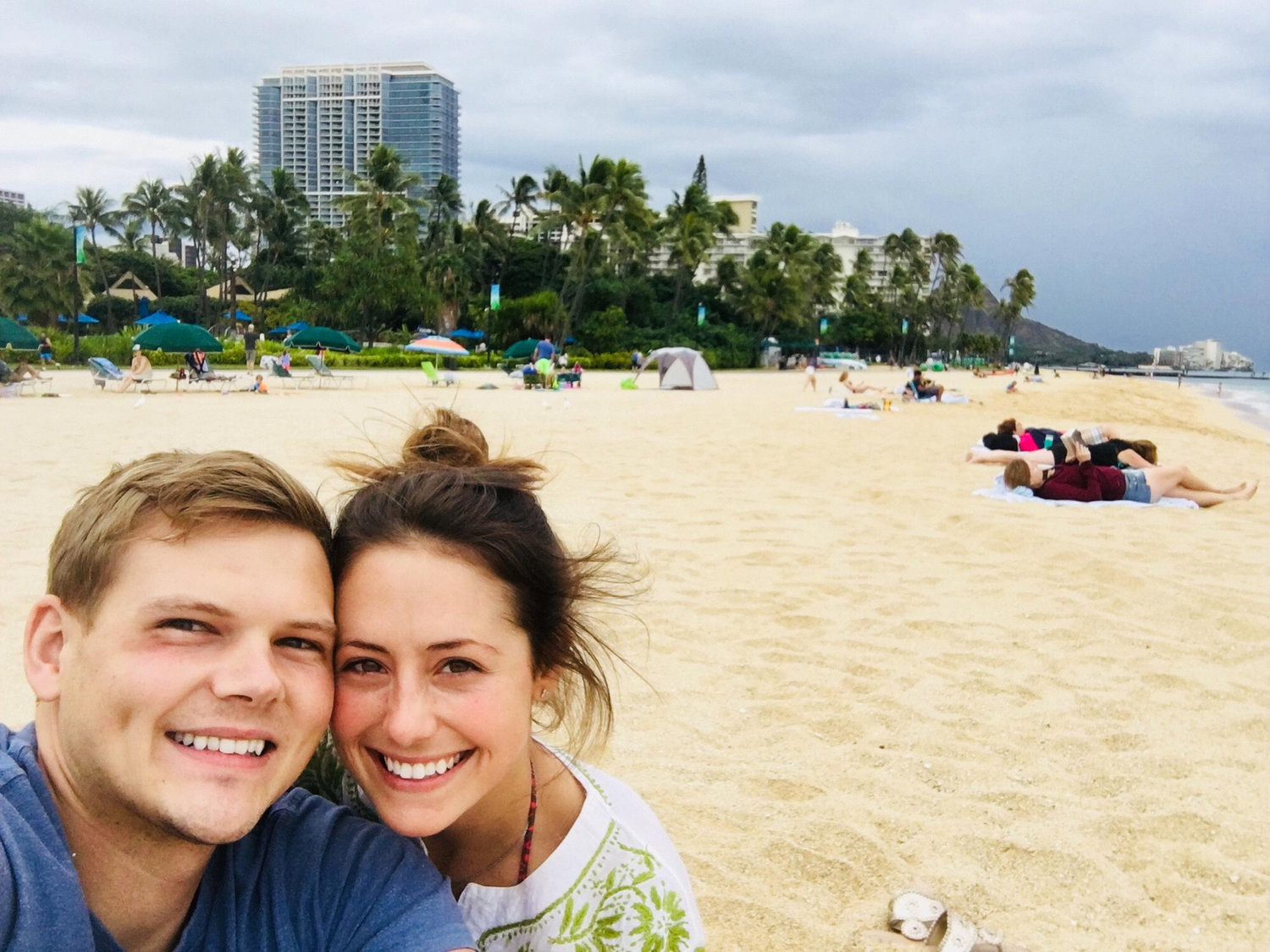 Waikiki beach babes (they’re behind us)