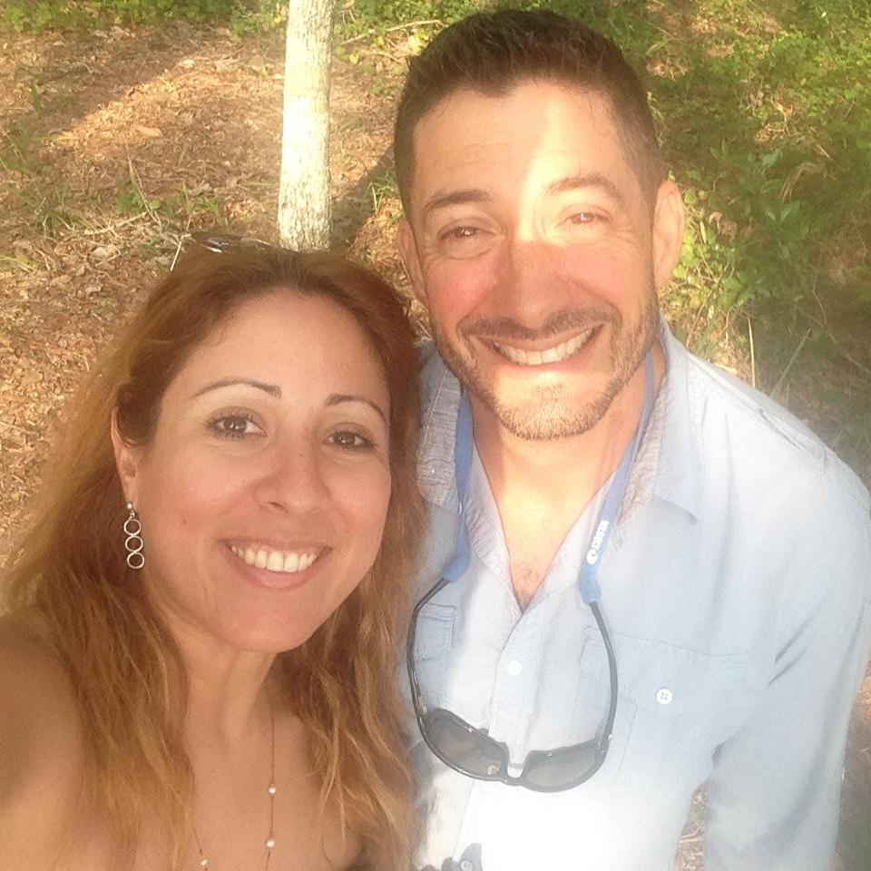 Walking in the woods