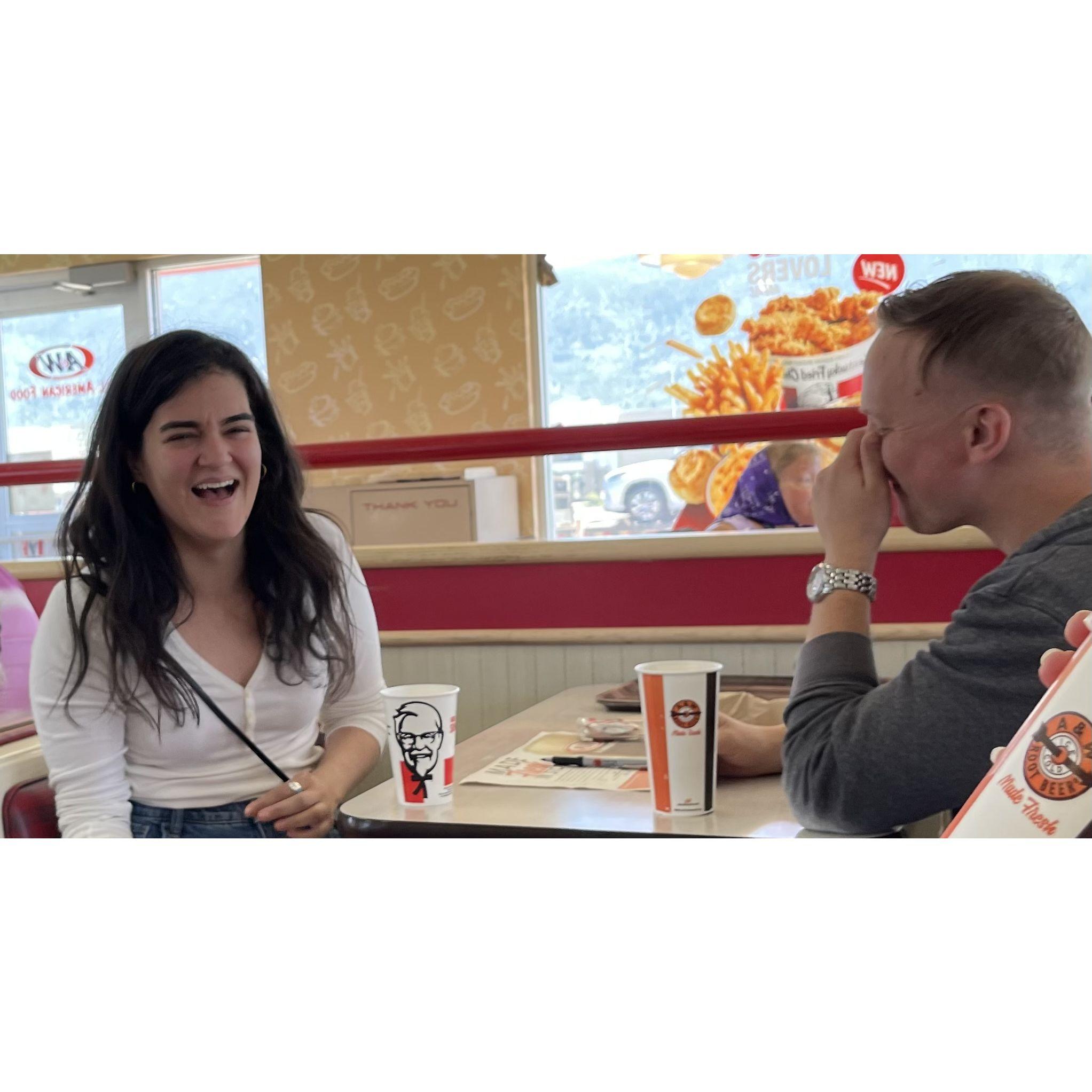 Whatever it was, it was funny.