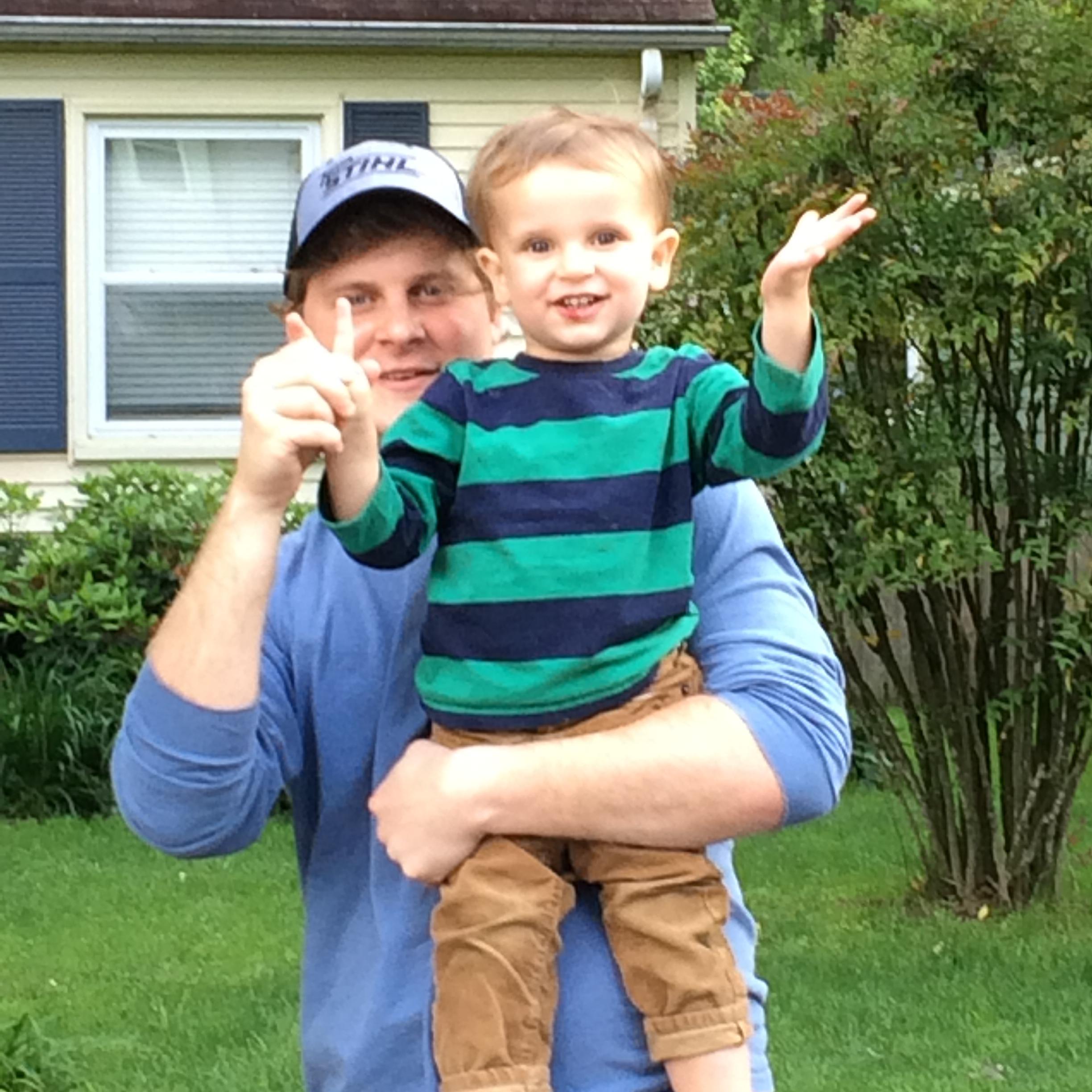 Uncle Reed with Gus Blair