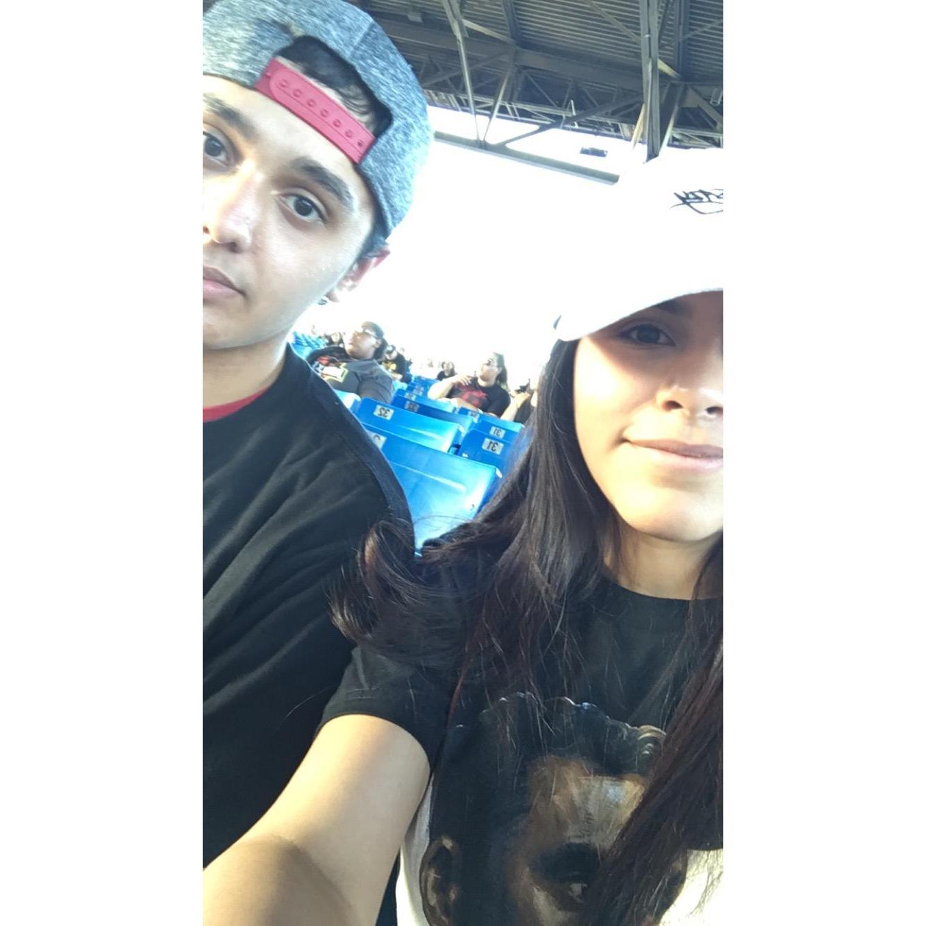 Our first concert together