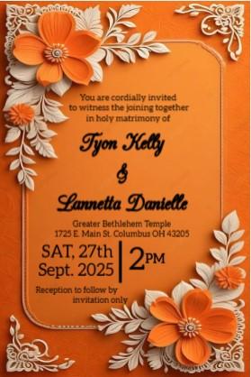 The Wedding Website of Lannetta Danielle and Tyon Kelly