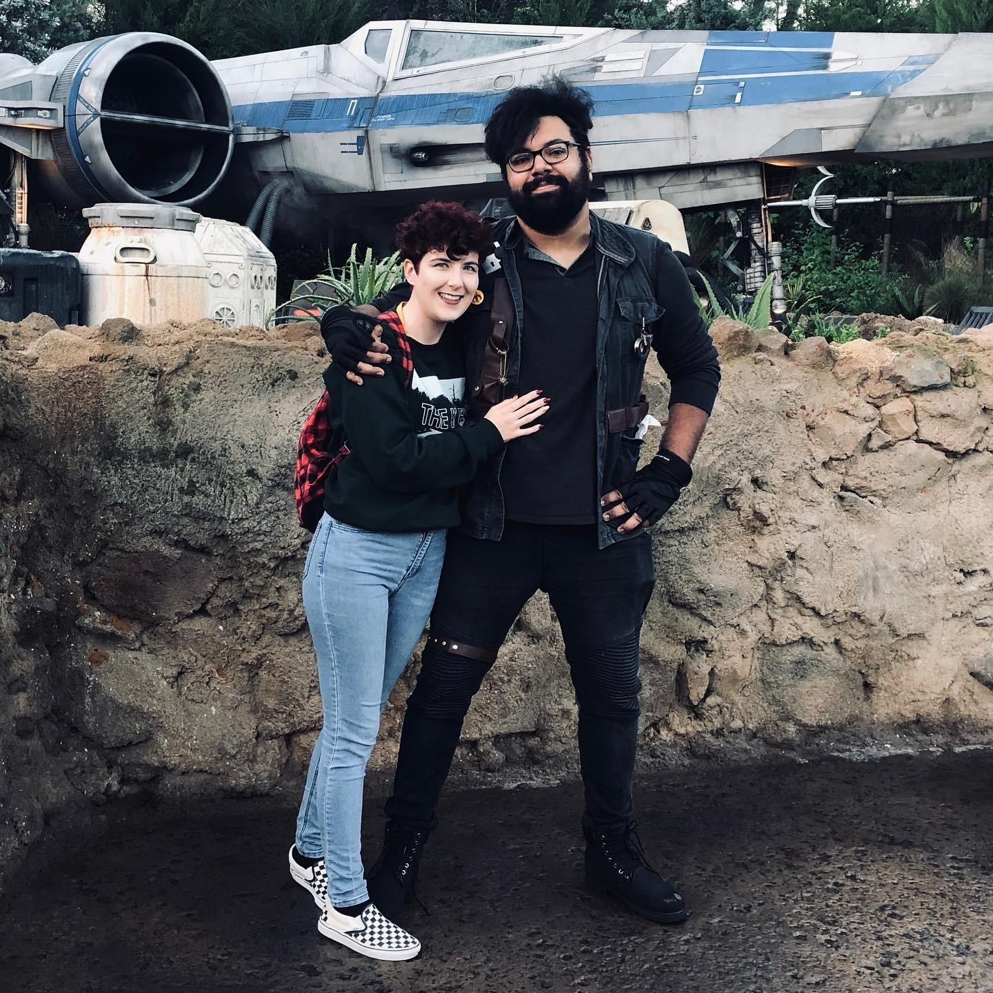 Surprised Ryan to a trip to Disney to go to Galaxy's Edge!