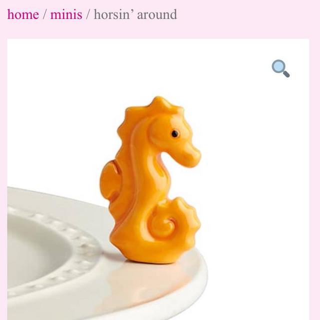 Nora Fleming mini- horsin’ around