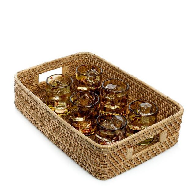 Fine Weave Tray, Small Natural