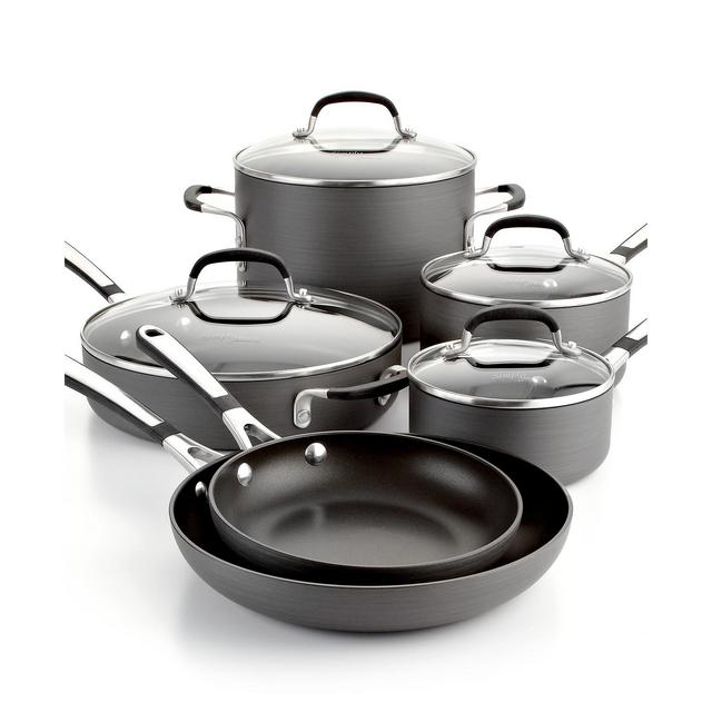 Simply Calphalon Nonstick 10-Pc. Cookware Set
