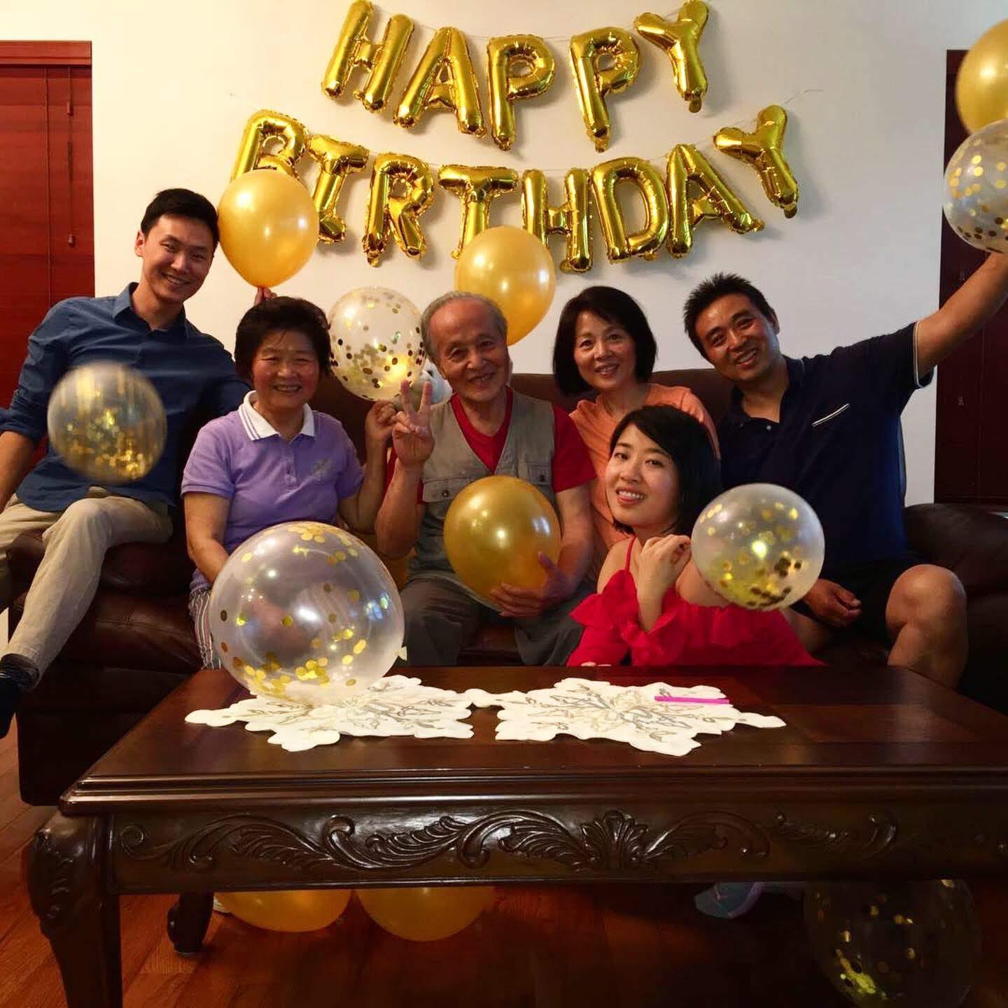 Featuring my grandfather's 80th birthday!