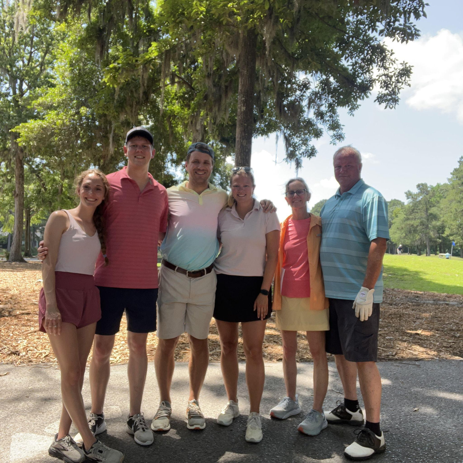 Golfing with the Sheets family!