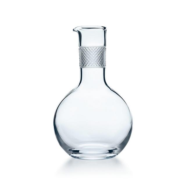 Diamond Point Round Decanter