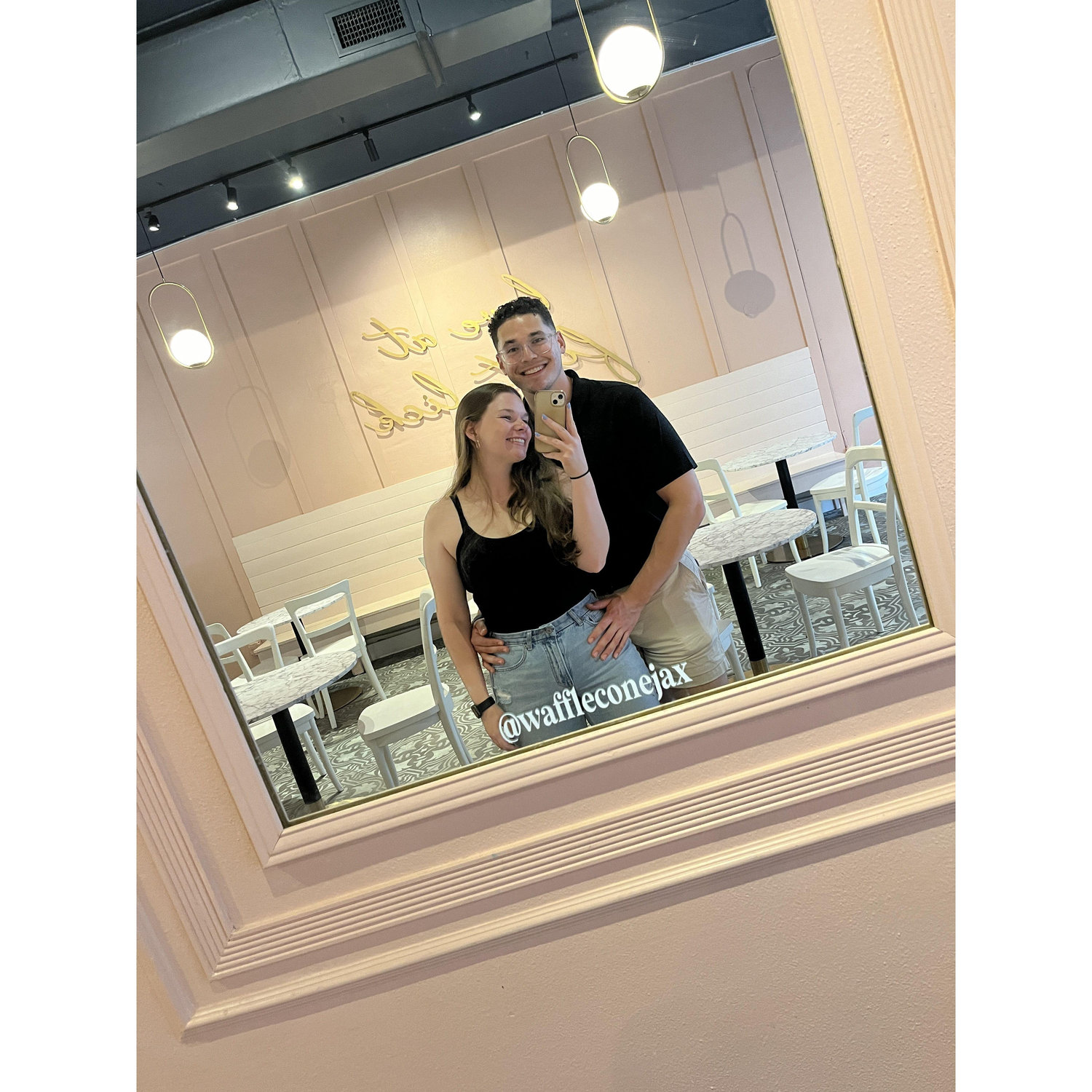 Waffle cone, our favorite ice cream date spot