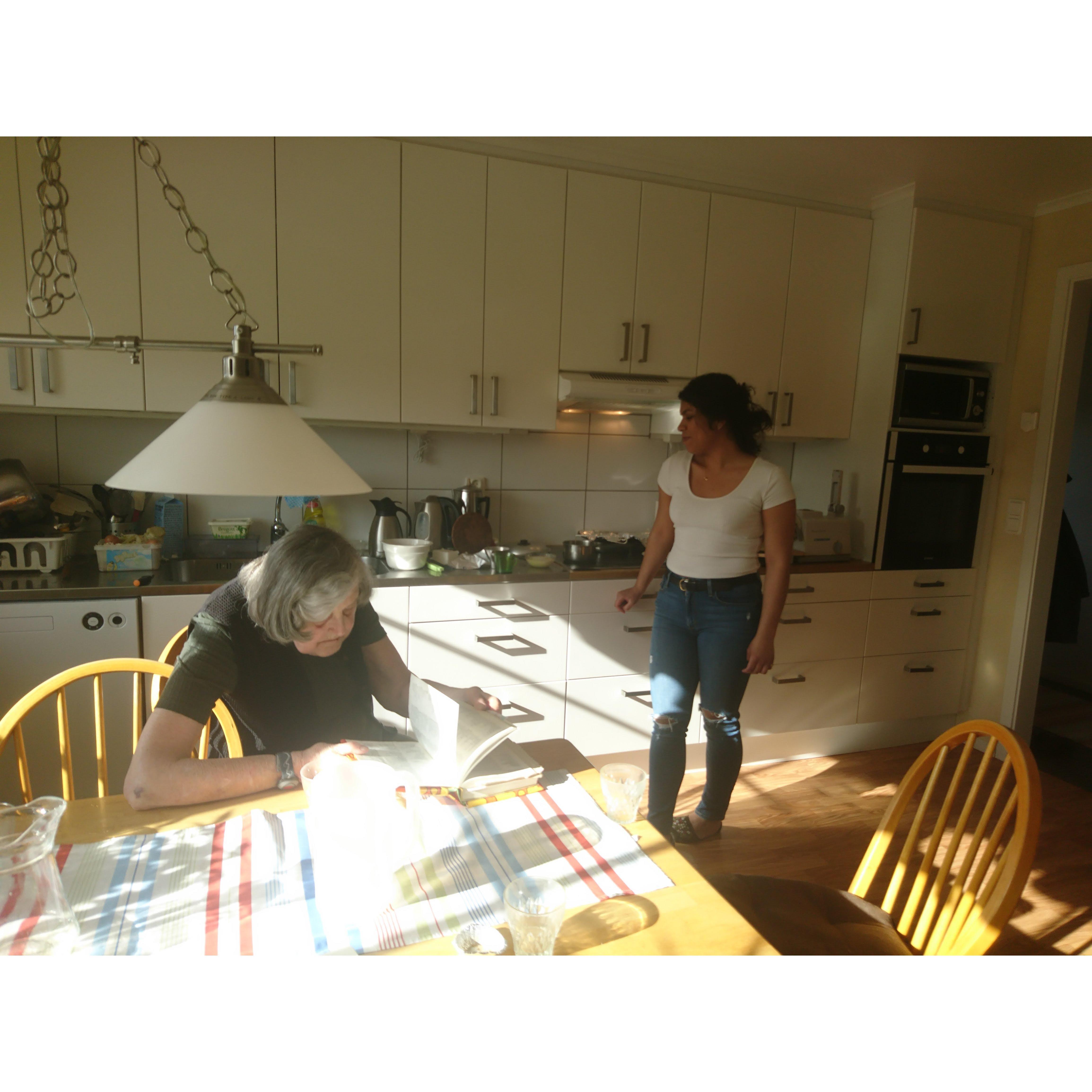 Spring 2018. Jess and Johan visit Johan's mormor. She teaches them how to make traditional Swedish dishes.