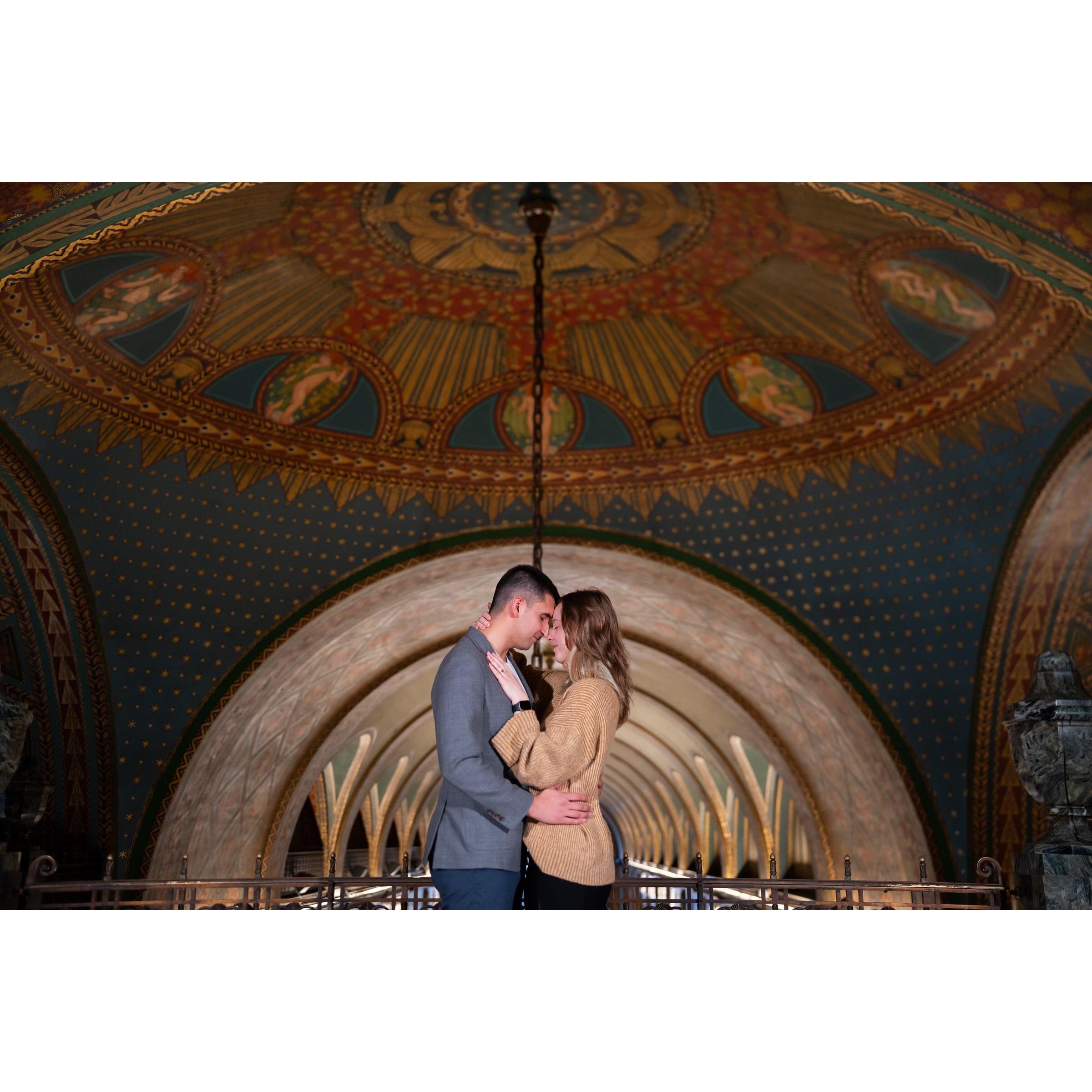 Engagement 12.16.2023, Fisher Building, Detroit MI.