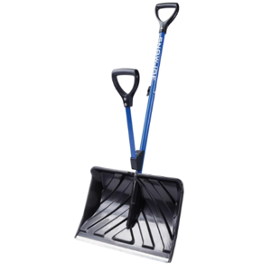 Snow Joe Snow Shovel with 20-Inch Blade and Assist Handle, 3.5 Lbs, Red - Heavy-Duty Lightweight Shoveling Tool for Ice Removal, Shovelution SJ-SHLV20