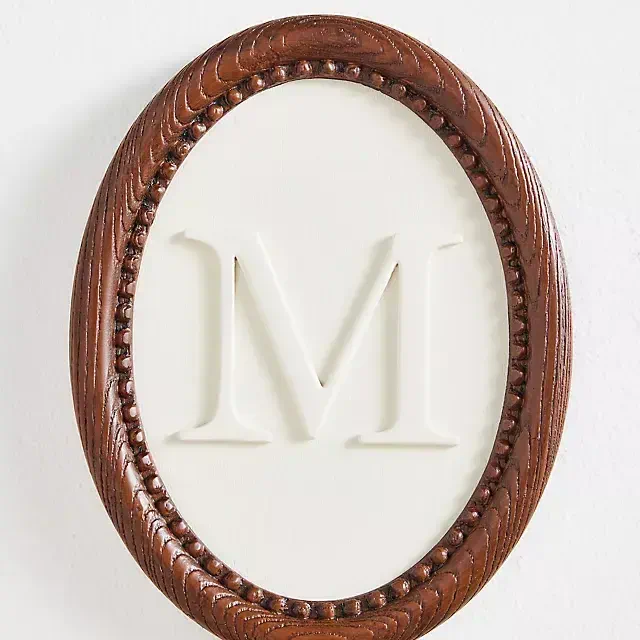 Emery Wood Monogram Gallery Wall Charm