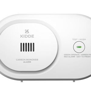 Kidde Carbon Monoxide Detector, AA Battery Powered, Portable for Travel or Home, 85 dB Alarm, LED Status Light Indicators, 5th Edition, COB