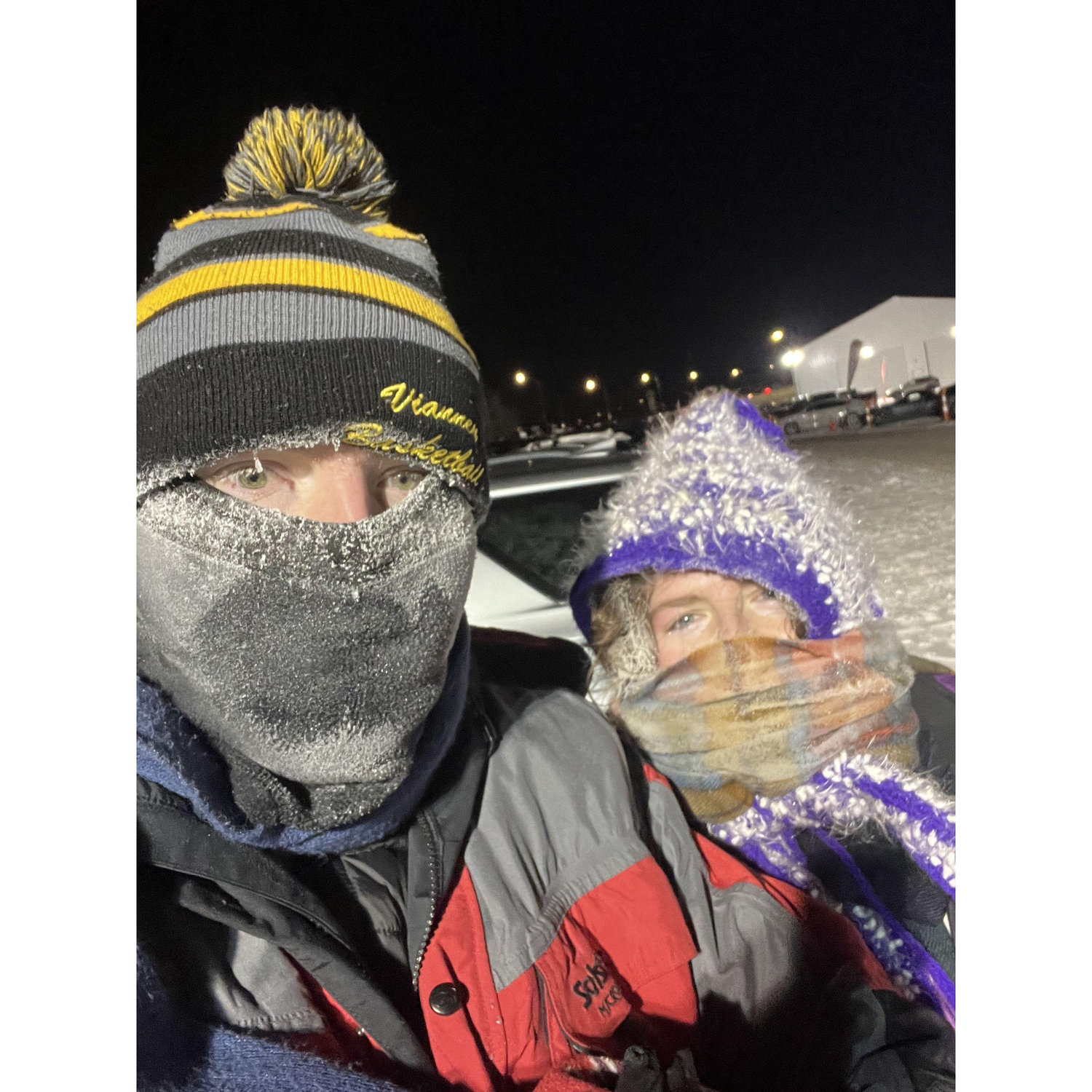 We braved the coldest Chiefs game in history!