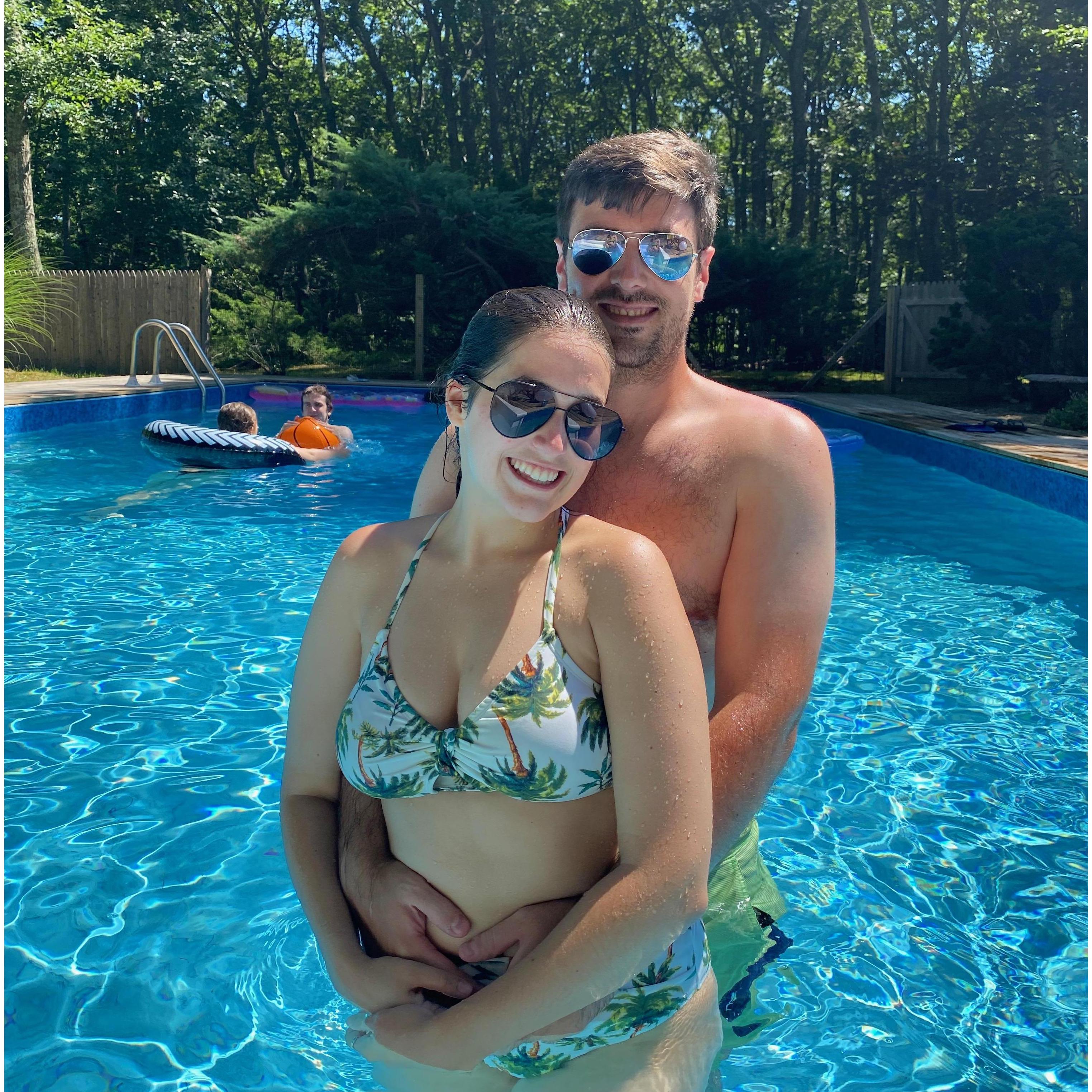 Our first picture together and we honestly haven't taken a better one since