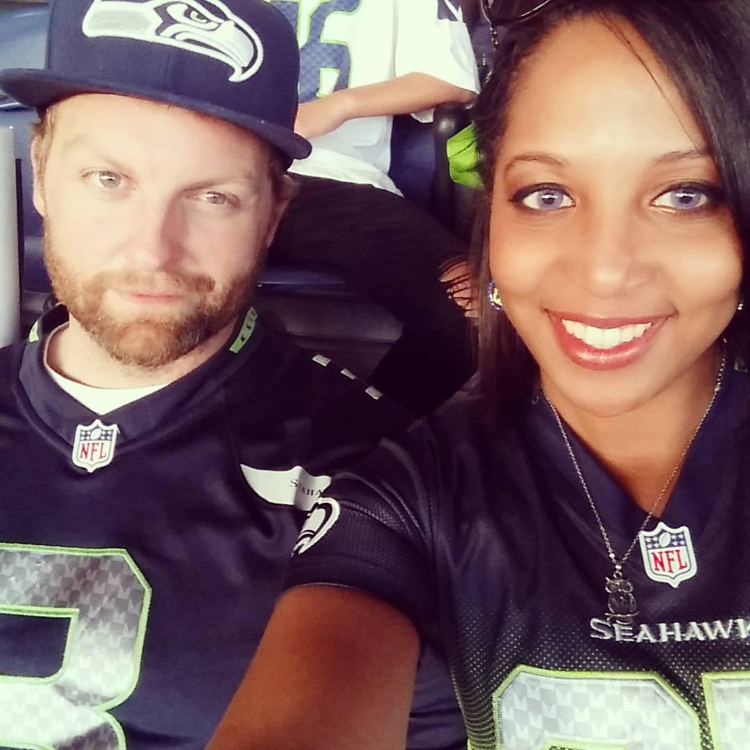 Our first big date to the game. We understood we were both 12s for life. Things got pretty serious after.