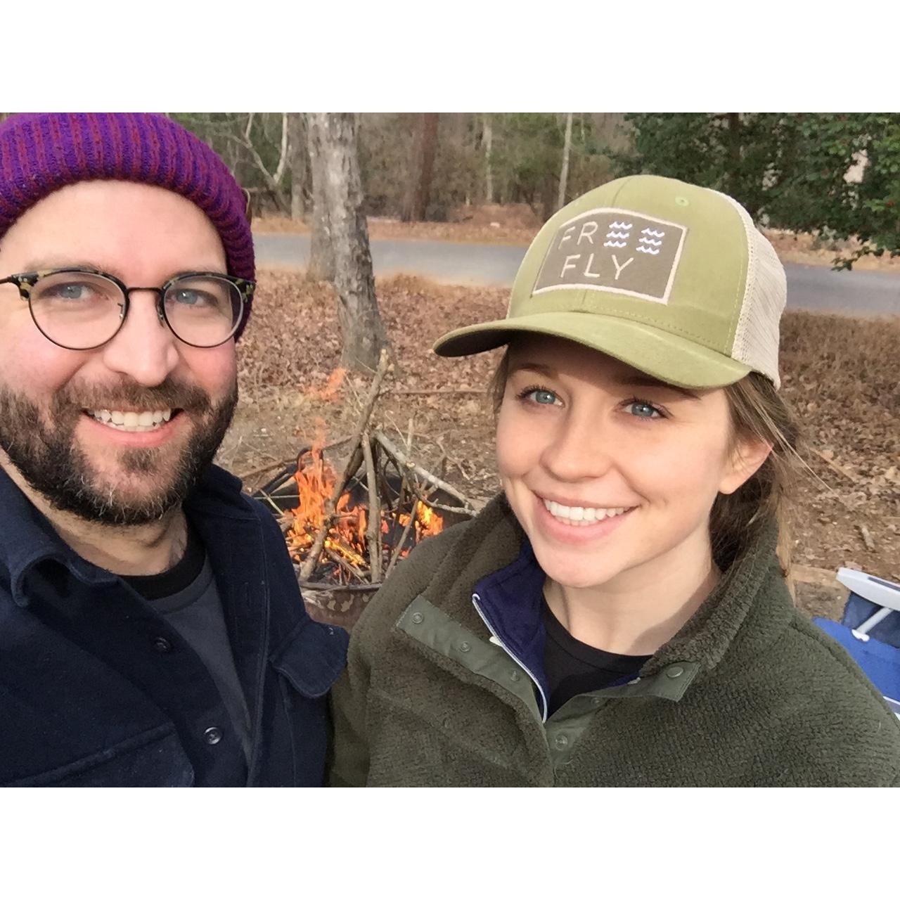 NYE hiking and camping 2019-2020. It. Was. Freezing.
