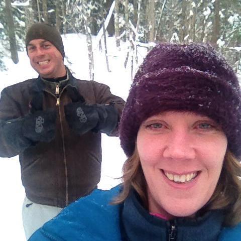 our 1st snowshoe together!