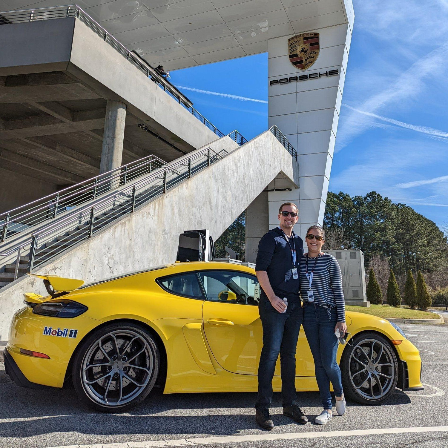 Porsche GT4 pick up day in Atlanta!