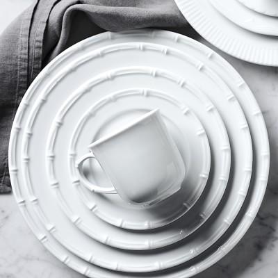 Pillivuyt Bamboo Porcelain Dinner Plates