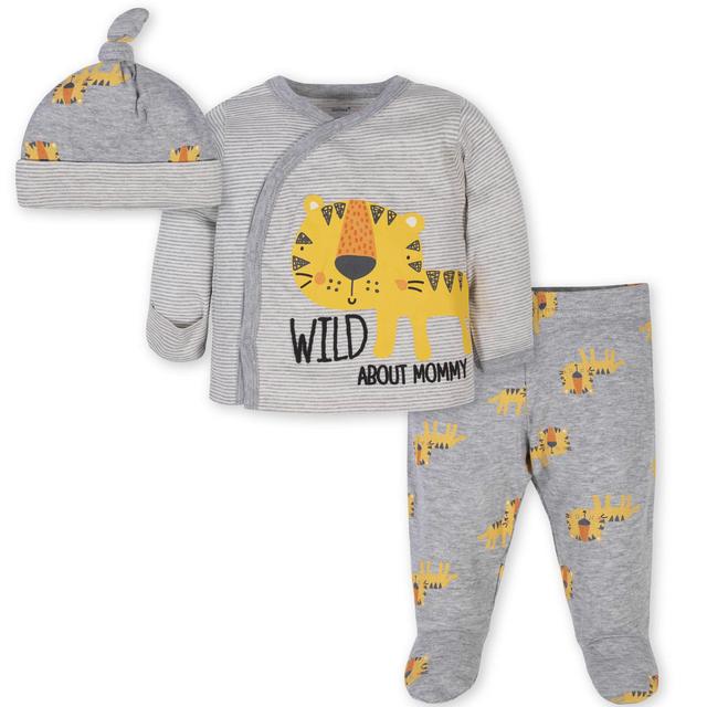 3-Piece Baby Boys Tiger Take-Me-Home Set