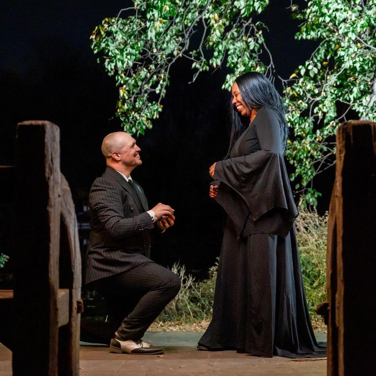 She said yes!