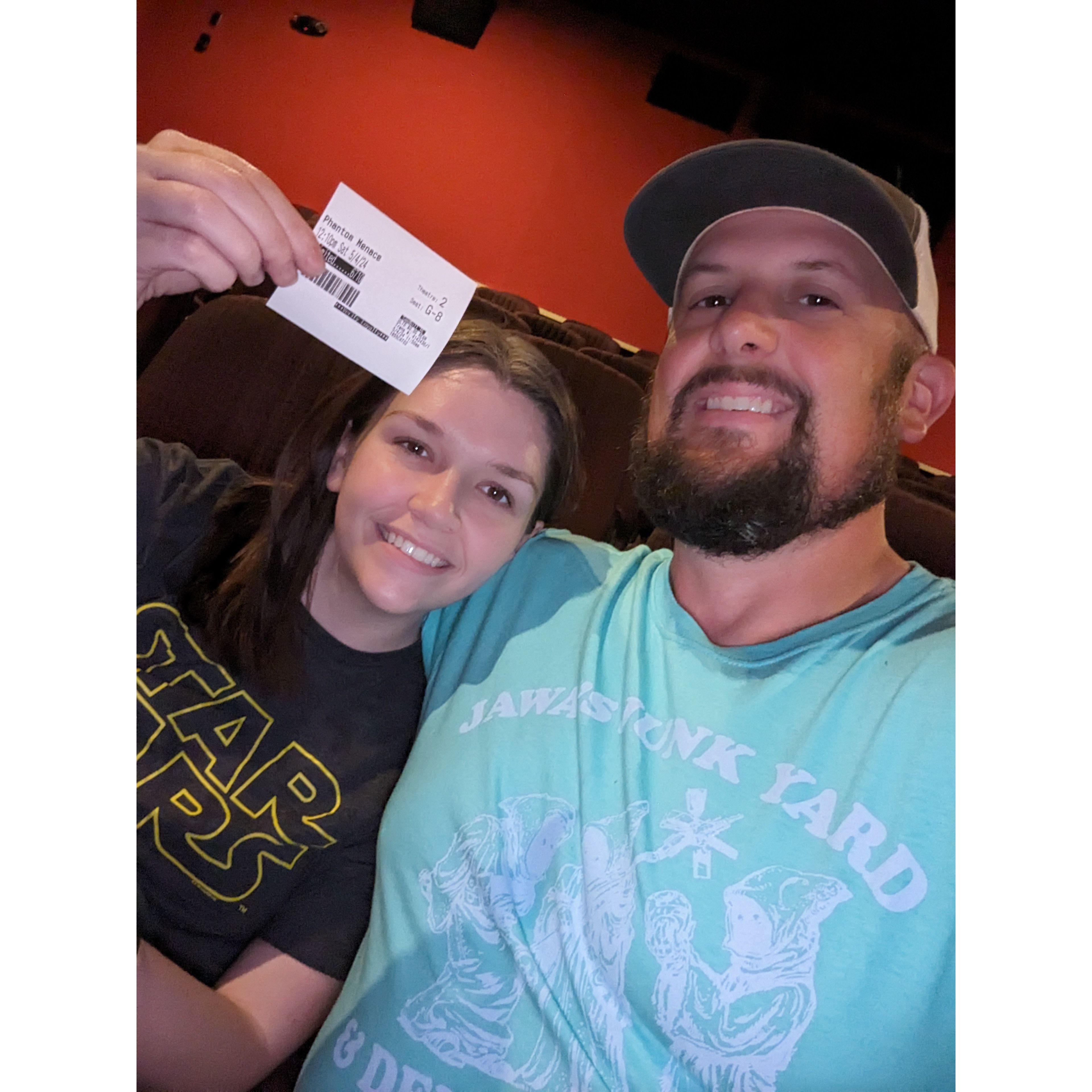 As movie buffs, we even go re-see our favorites from childhood