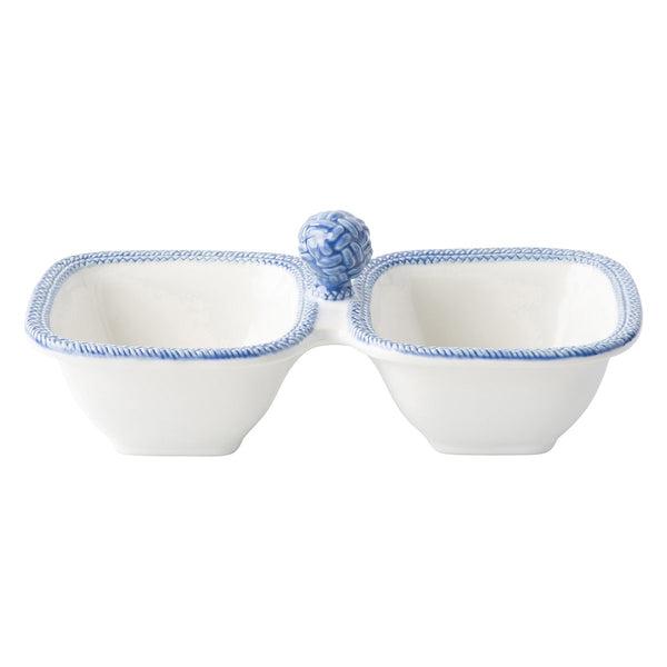 Juliska Le Panier White/Delft Two Section Server