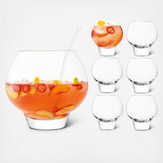 Rum 8-Piece Punch Bowl Set