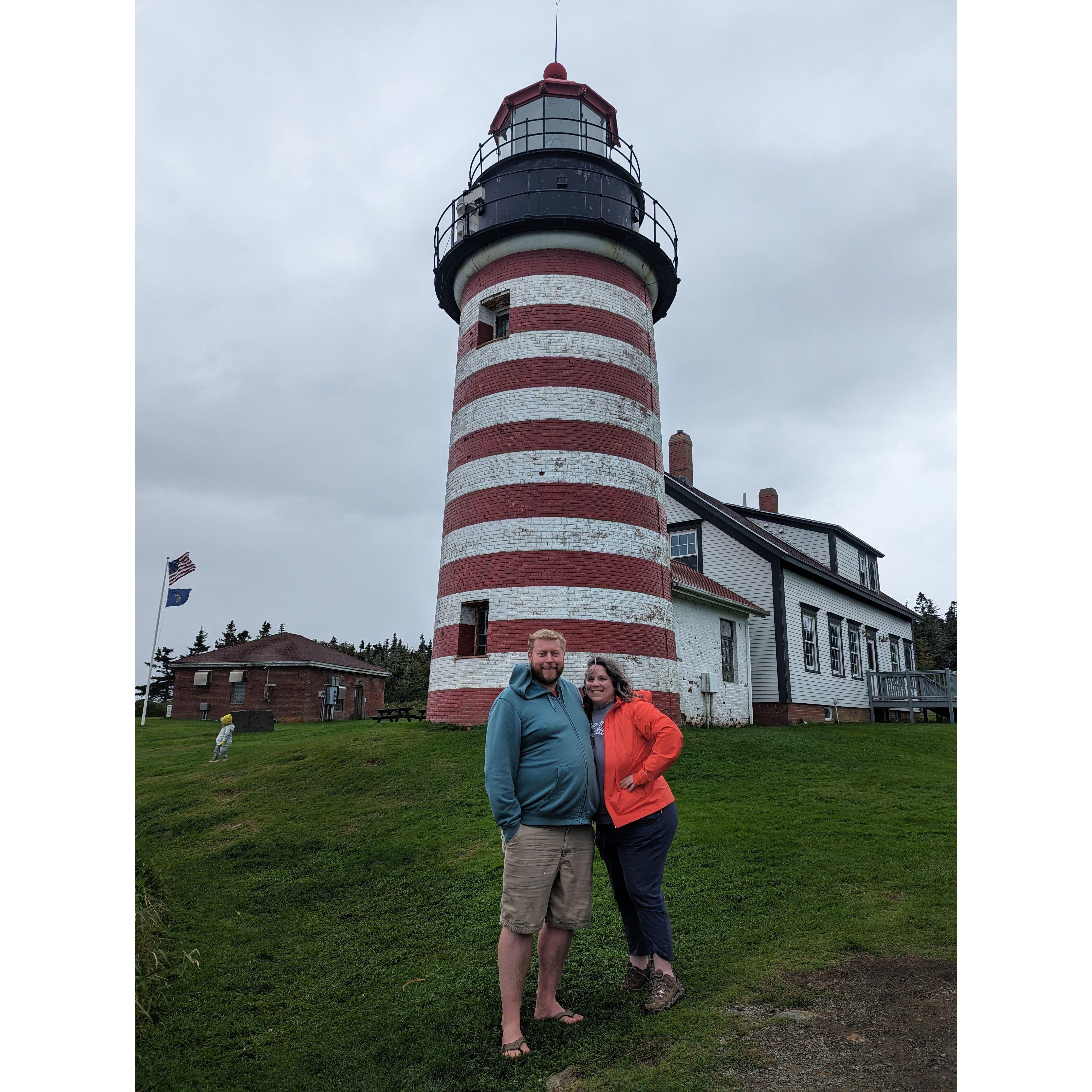 Hanging out at West Quoddy Head State Park.